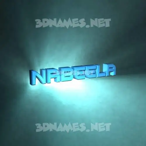 nabeela in Light Shine style - 3D name wallpaper nabeela in Light Shine style - 3D name wallpaper