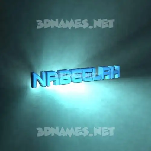 nabeelah in Light Shine style - 3D name wallpaper nabeelah in Light Shine style - 3D name wallpaper