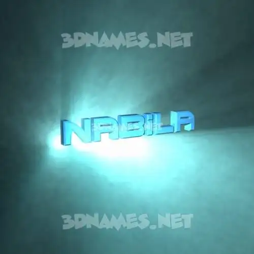 nabila in Light Shine style - 3D name wallpaper nabila in Light Shine style - 3D name wallpaper