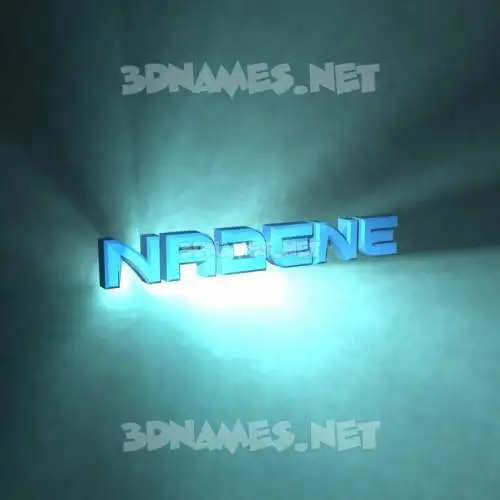 nadene in Light Shine style - 3D name wallpaper nadene in Light Shine style - 3D name wallpaper