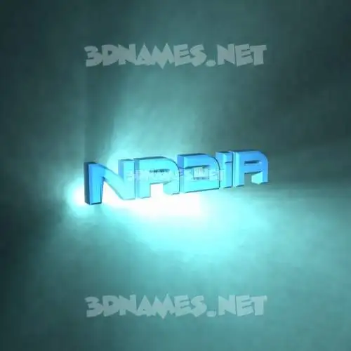 nadia in Light Shine style - 3D name wallpaper nadia in Light Shine style - 3D name wallpaper