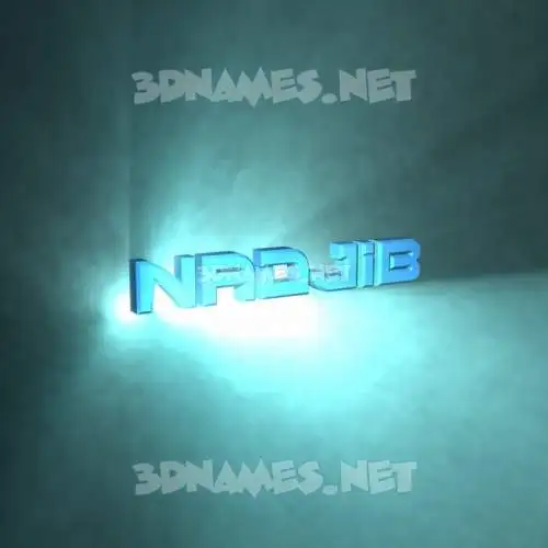 nadjib in Light Shine style - 3D name wallpaper nadjib in Light Shine style - 3D name wallpaper