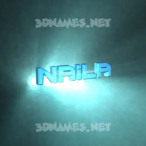 naila in Light Shine style - 3D name wallpaper naila in Light Shine style - 3D name wallpaper
