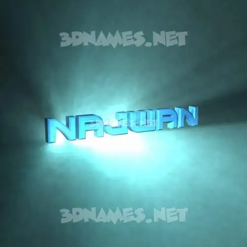 najwan in Light Shine style - 3D name wallpaper najwan in Light Shine style - 3D name wallpaper