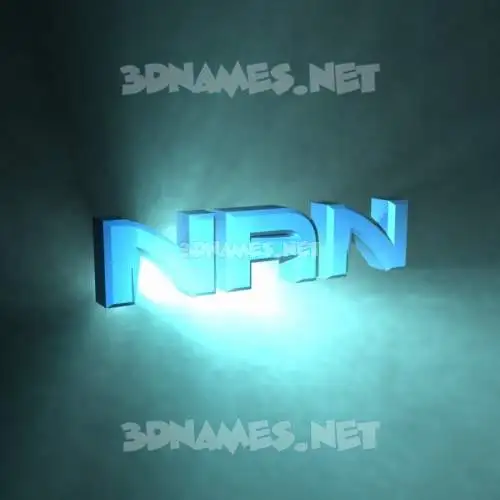 nan in Light Shine style - 3D name wallpaper