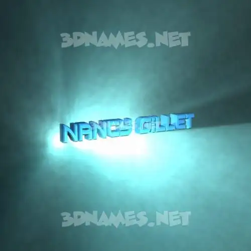 nancy gillet in Light Shine style - 3D name wallpaper nancy gillet in Light Shine style - 3D name wallpaper