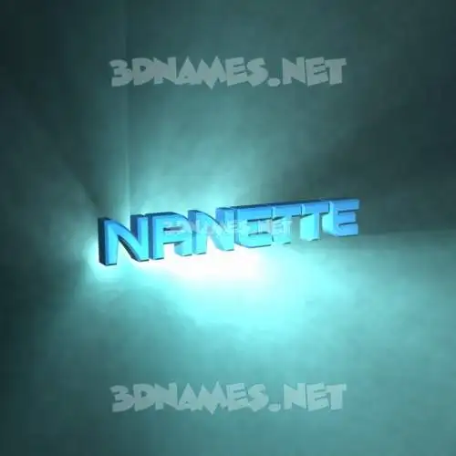 nanette in Light Shine style - 3D name wallpaper nanette in Light Shine style - 3D name wallpaper