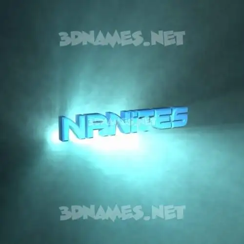 nanites in Light Shine style - 3D name wallpaper nanites in Light Shine style - 3D name wallpaper