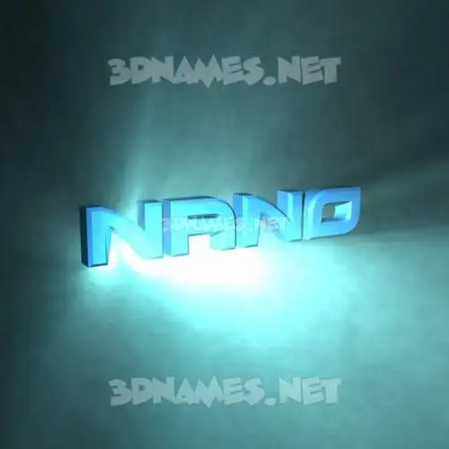 nano in Light Shine style - 3D name wallpaper nano in Light Shine style - 3D name wallpaper