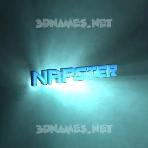 napster in Light Shine style - 3D name wallpaper napster in Light Shine style - 3D name wallpaper