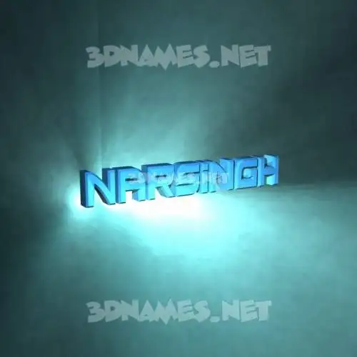 narsingh in Light Shine style - 3D name wallpaper