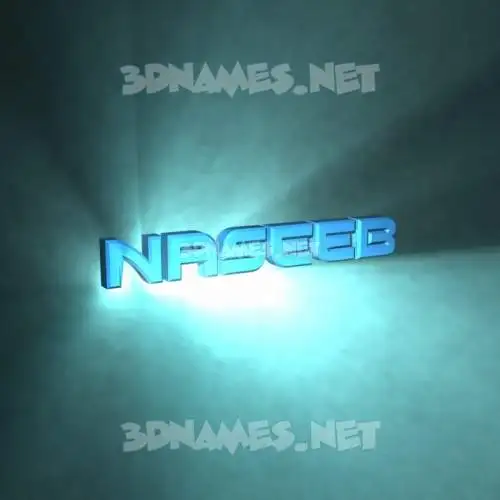 naseeb in Light Shine style - 3D name wallpaper naseeb in Light Shine style - 3D name wallpaper