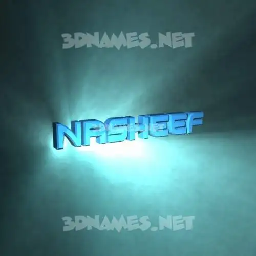 nasheef in Light Shine style - 3D name wallpaper nasheef in Light Shine style - 3D name wallpaper