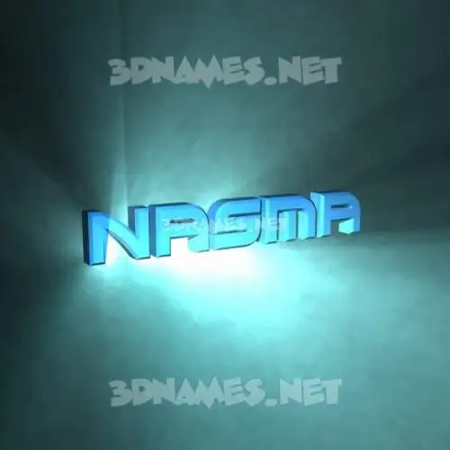 nasma in Light Shine style - 3D name wallpaper nasma in Light Shine style - 3D name wallpaper