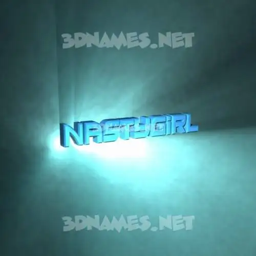 nastygirl in Light Shine style - 3D name wallpaper nastygirl in Light Shine style - 3D name wallpaper