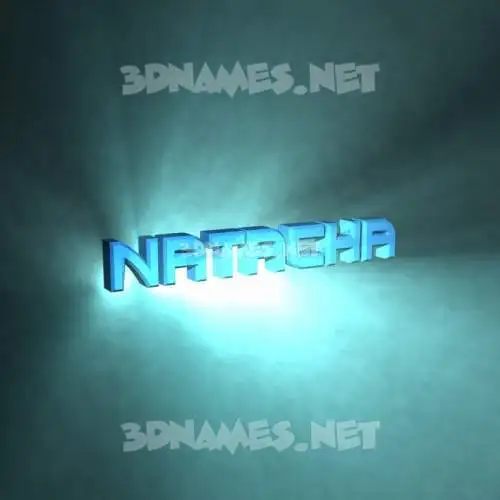 natacha in Light Shine style - 3D name wallpaper natacha in Light Shine style - 3D name wallpaper