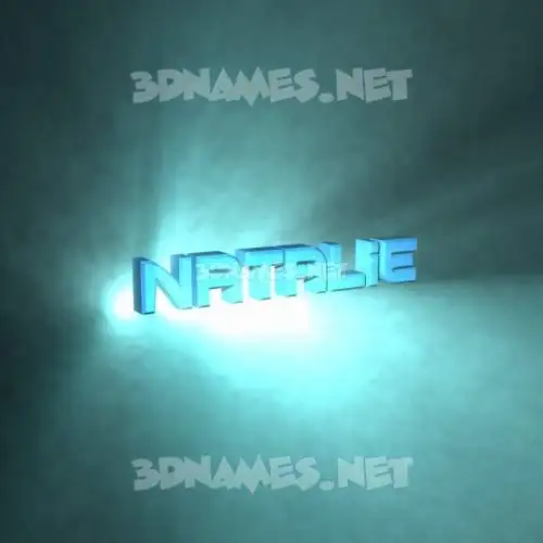 natalie in Light Shine style - 3D name wallpaper natalie in Light Shine style - 3D name wallpaper