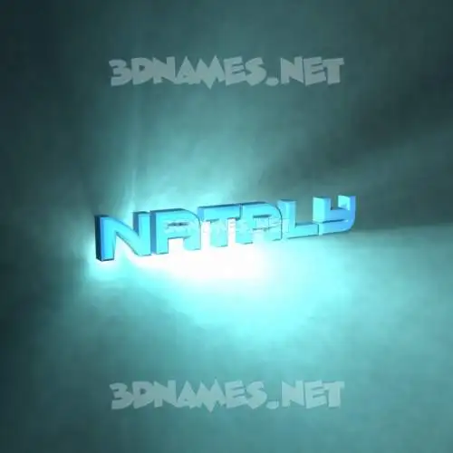 nataly in Light Shine style - 3D name wallpaper nataly in Light Shine style - 3D name wallpaper