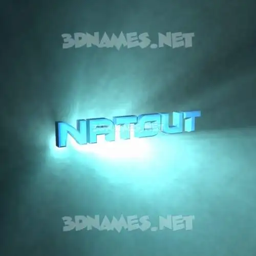 natout in Light Shine style - 3D name wallpaper natout in Light Shine style - 3D name wallpaper