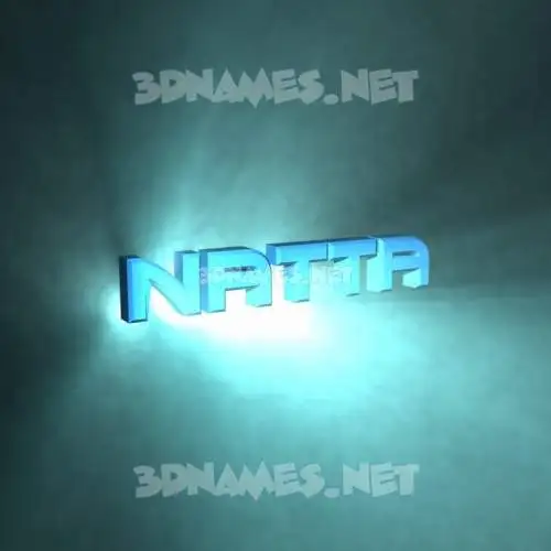 natta in Light Shine style - 3D name wallpaper natta in Light Shine style - 3D name wallpaper