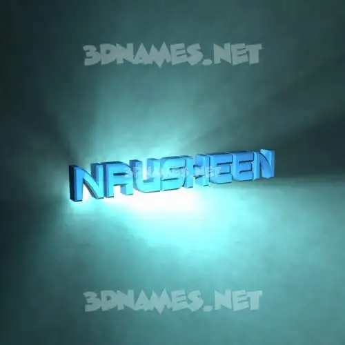 nausheen in Light Shine style - 3D name wallpaper nausheen in Light Shine style - 3D name wallpaper