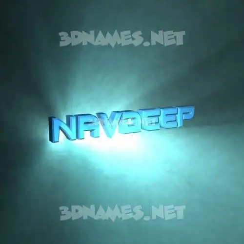navdeep in Light Shine style - 3D name wallpaper