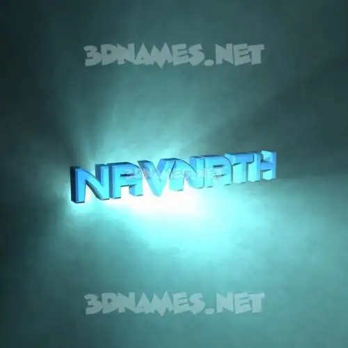 navnath in Light Shine style - 3D name wallpaper