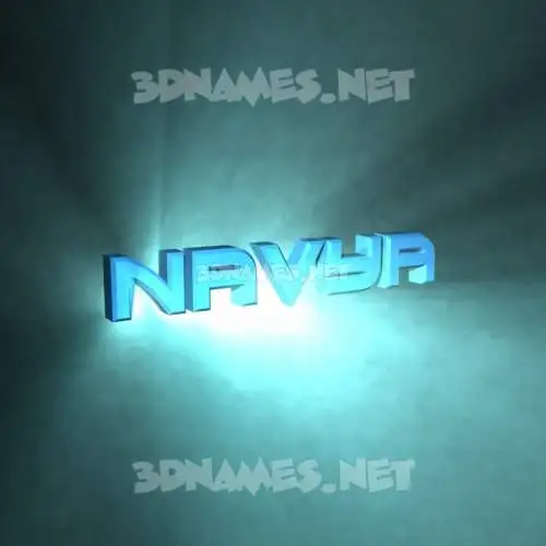navya in Light Shine style - 3D name wallpaper