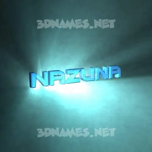 nazuna in Light Shine style - 3D name wallpaper nazuna in Light Shine style - 3D name wallpaper