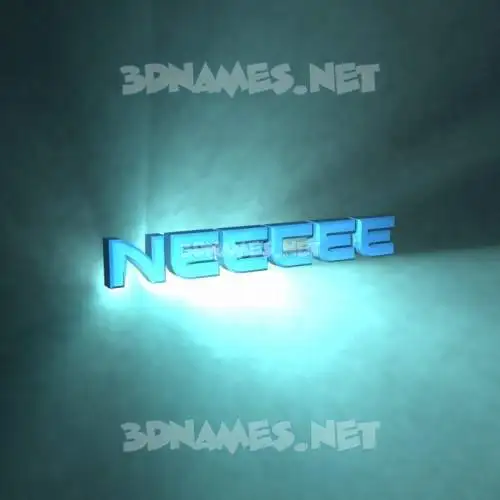 neecee in Light Shine style - 3D name wallpaper neecee in Light Shine style - 3D name wallpaper