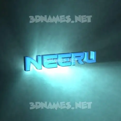 neeru in Light Shine style - 3D name wallpaper neeru in Light Shine style - 3D name wallpaper