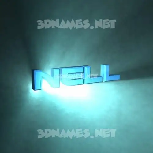 nell in Light Shine style - 3D name wallpaper nell in Light Shine style - 3D name wallpaper