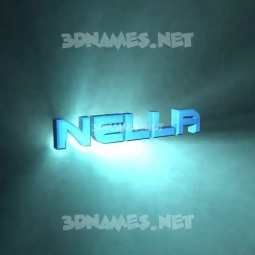 nella in Light Shine style - 3D name wallpaper nella in Light Shine style - 3D name wallpaper