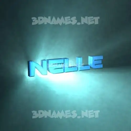 nelle in Light Shine style - 3D name wallpaper nelle in Light Shine style - 3D name wallpaper