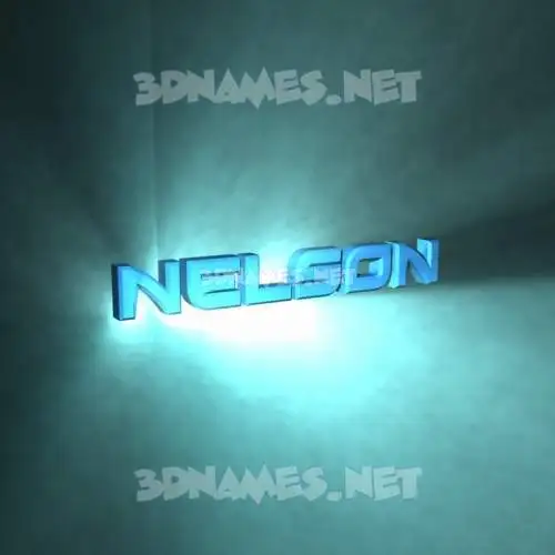 nelson in Light Shine style - 3D name wallpaper nelson in Light Shine style - 3D name wallpaper