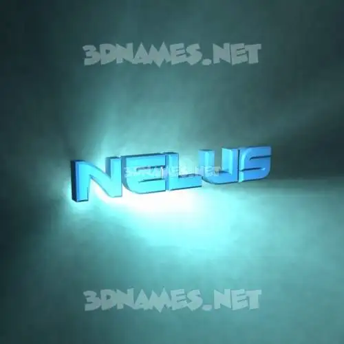 nelus in Light Shine style - 3D name wallpaper nelus in Light Shine style - 3D name wallpaper