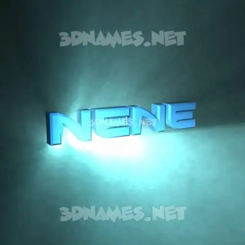nene in Light Shine style - 3D name wallpaper nene in Light Shine style - 3D name wallpaper