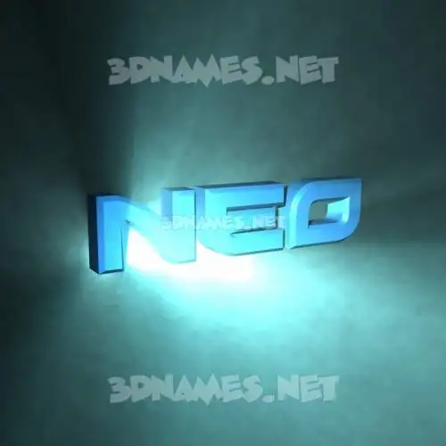 neo in Light Shine style - 3D name wallpaper neo in Light Shine style - 3D name wallpaper