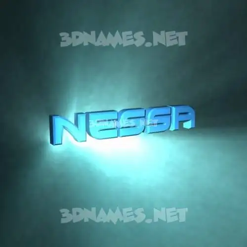 nessa in Light Shine style - 3D name wallpaper nessa in Light Shine style - 3D name wallpaper