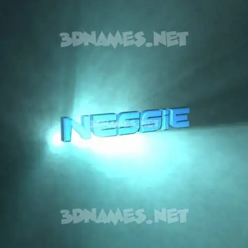 nessie in Light Shine style - 3D name wallpaper nessie in Light Shine style - 3D name wallpaper