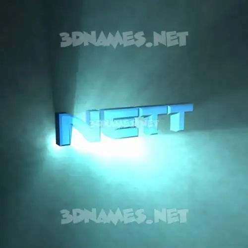 nett in Light Shine style - 3D name wallpaper nett in Light Shine style - 3D name wallpaper