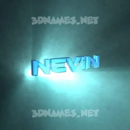 nevin in Light Shine style - 3D name wallpaper nevin in Light Shine style - 3D name wallpaper