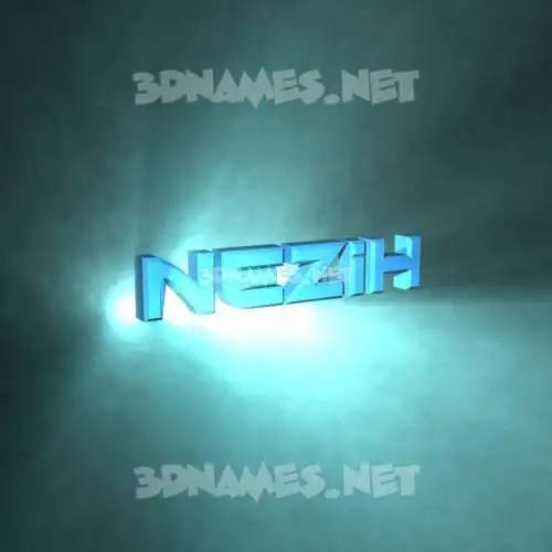 nezih in Light Shine style - 3D name wallpaper nezih in Light Shine style - 3D name wallpaper
