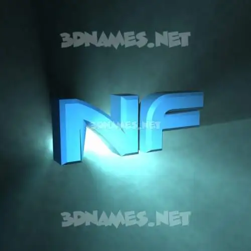 nf in Light Shine style - 3D name wallpaper nf in Light Shine style - 3D name wallpaper