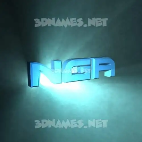 nga in Light Shine style - 3D name wallpaper nga in Light Shine style - 3D name wallpaper