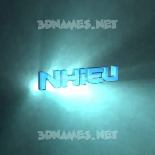 nhieu in Light Shine style - 3D name wallpaper nhieu in Light Shine style - 3D name wallpaper