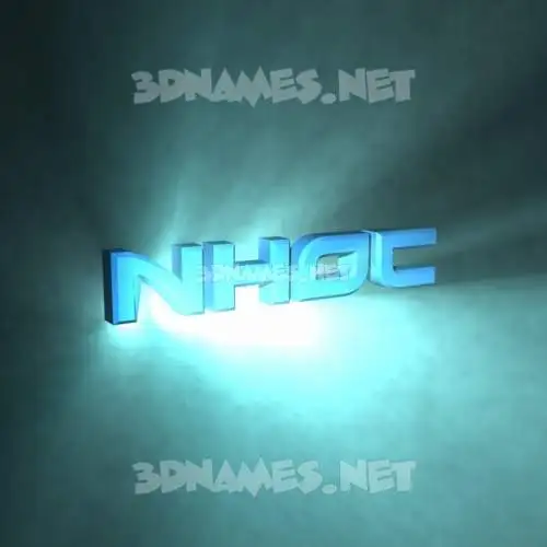 nhoc in Light Shine style - 3D name wallpaper nhoc in Light Shine style - 3D name wallpaper