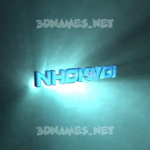 nhokvoi in Light Shine style - 3D name wallpaper nhokvoi in Light Shine style - 3D name wallpaper