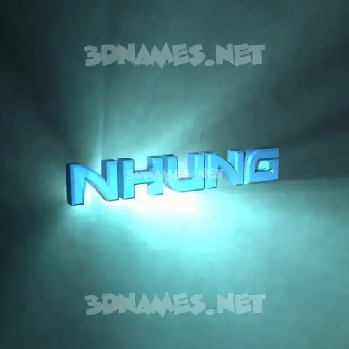 nhung in Light Shine style - 3D name wallpaper nhung in Light Shine style - 3D name wallpaper