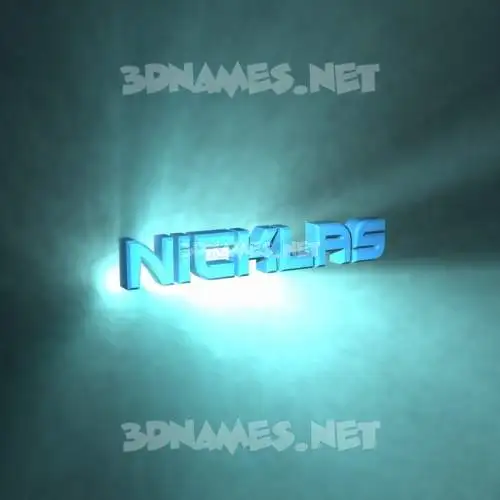 nicklas in Light Shine style - 3D name wallpaper nicklas in Light Shine style - 3D name wallpaper